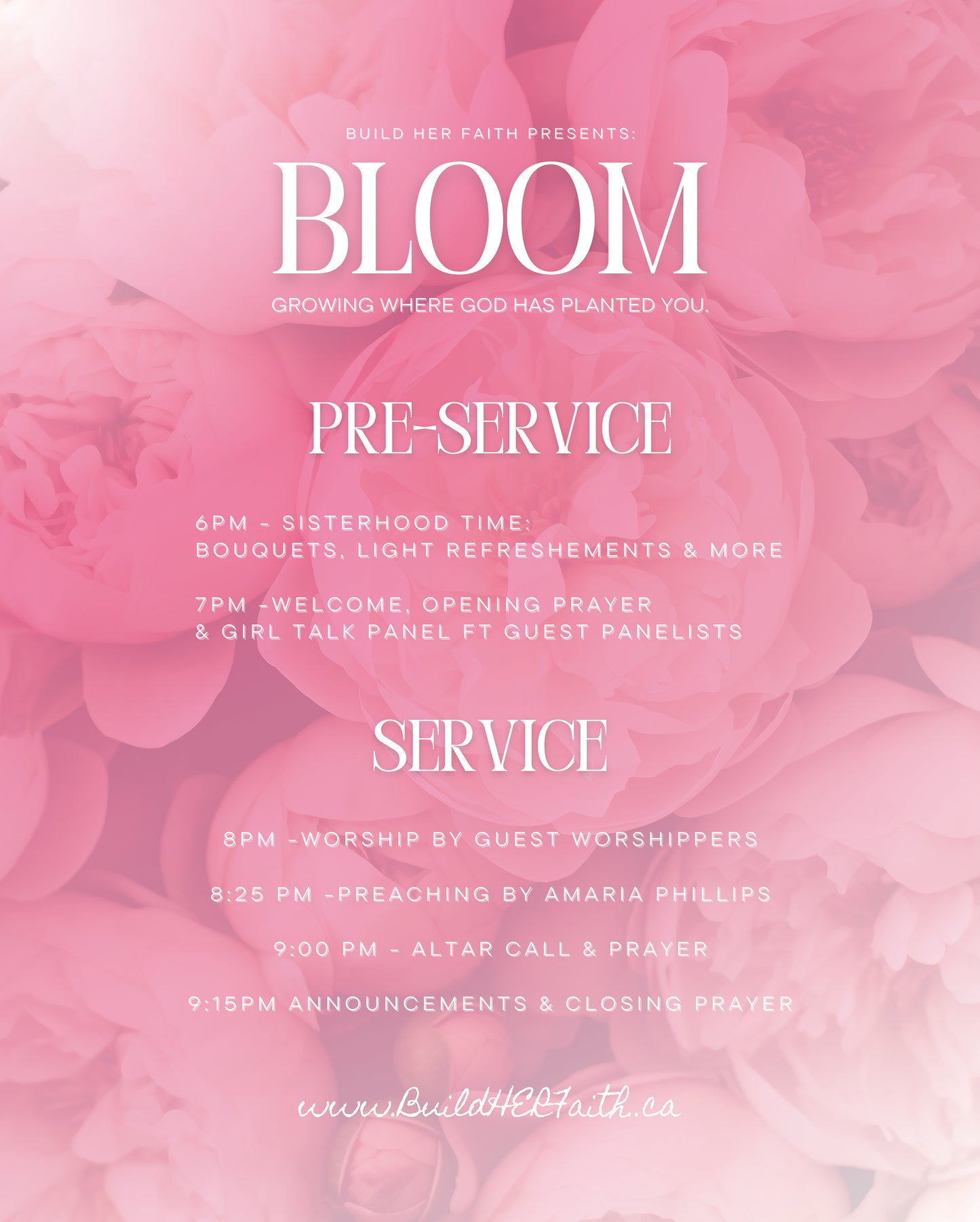 BLOOM EVENT TICKET